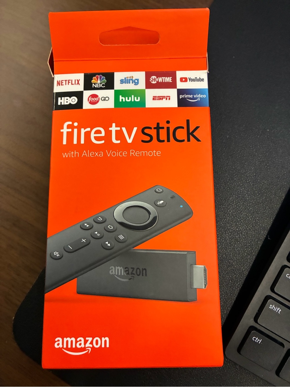 Amazon Fire TV Stick with Alexa Voice Remote - Orange